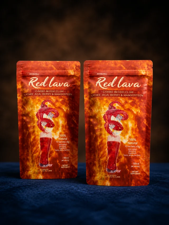Red Lava Sulit Pouch — 2 Red Lava
